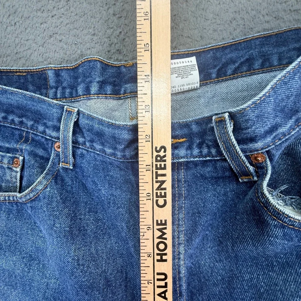 Levis 550 Jeans Mens 38x32 Blue Relaxed Fit Tapered Leg Denim 00550-0216 1999